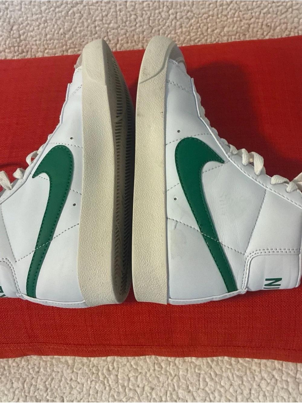 Nike Blazer Mid 77 Vintage White Pine Green Men's Size 7 Custom BQ6806-300